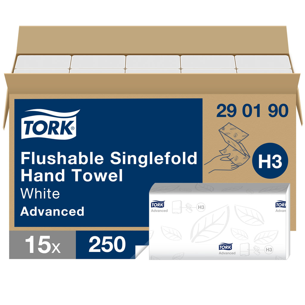 Tork toalettbe dobható Singlefold kéztörlő – 290190