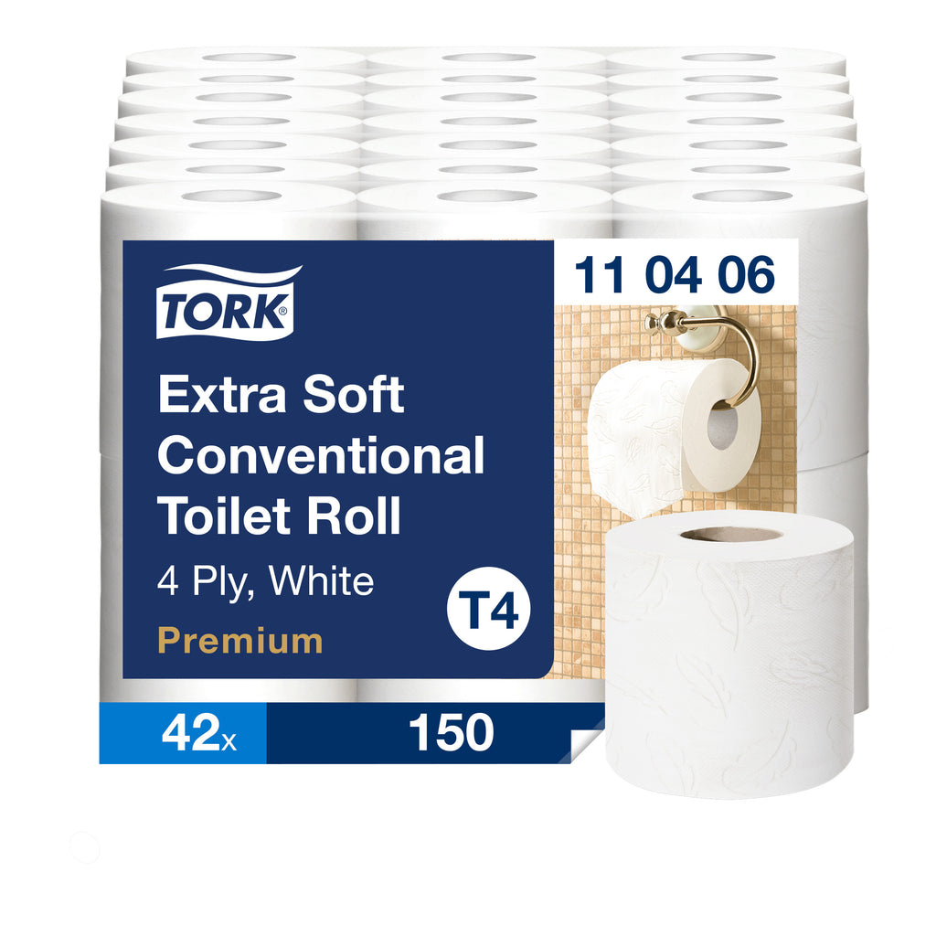 Tork Extra Soft kis tekercses toalettpapír – 4 rétegű – 110406
