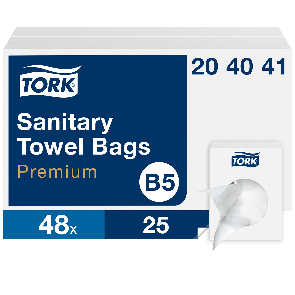Tork intim tasak, fehér, 13,5 x 25 cm – 204041