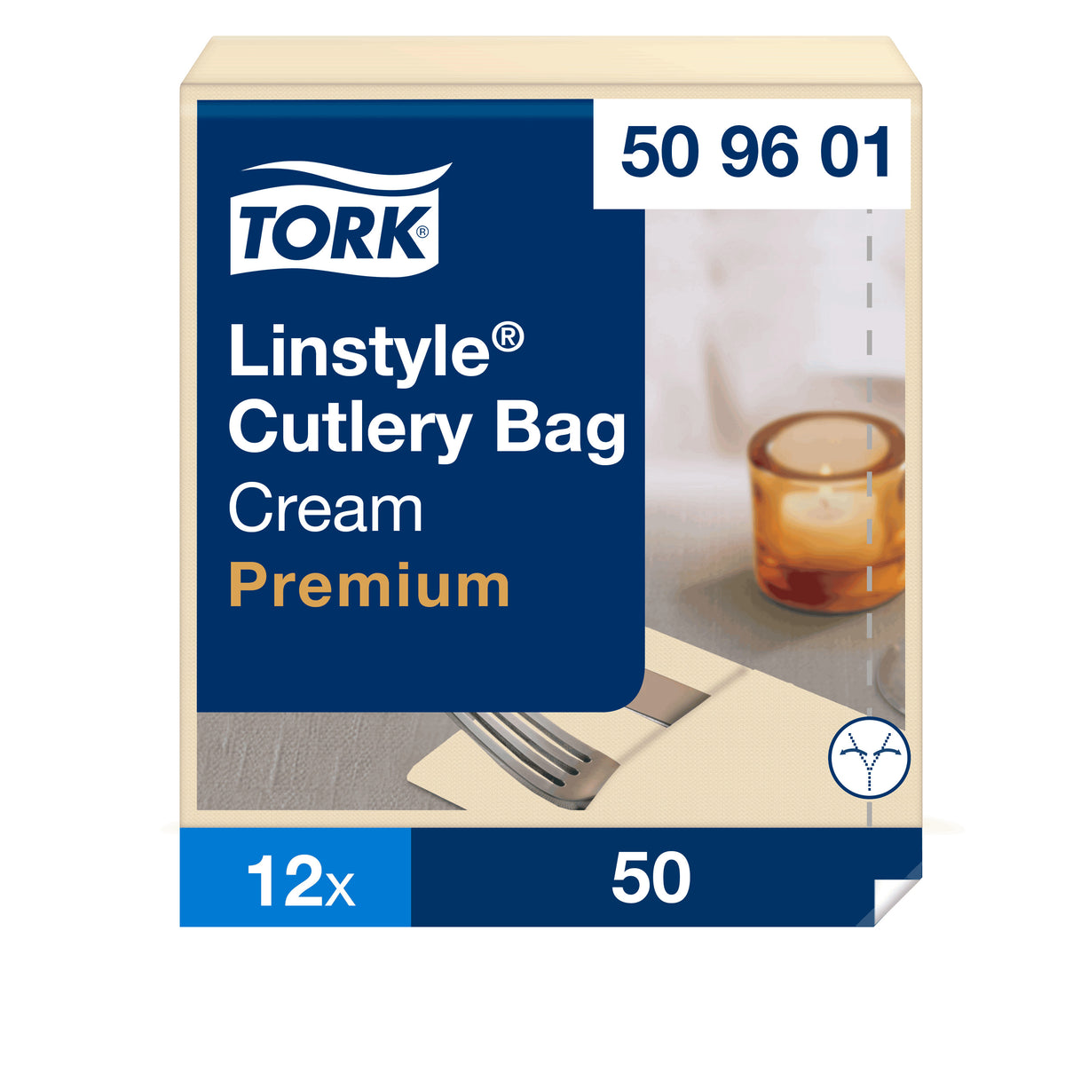 Tork LinStyle® krémszínű szervizszalvéta – 509601