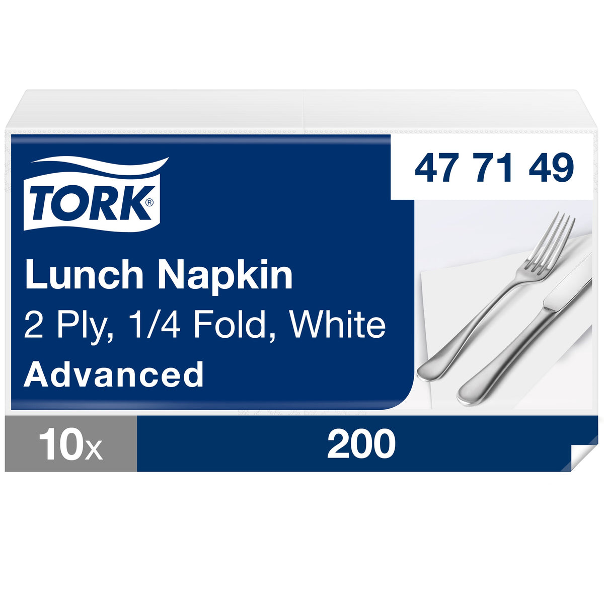 Tork fehér Lunch szalvéta – 477149