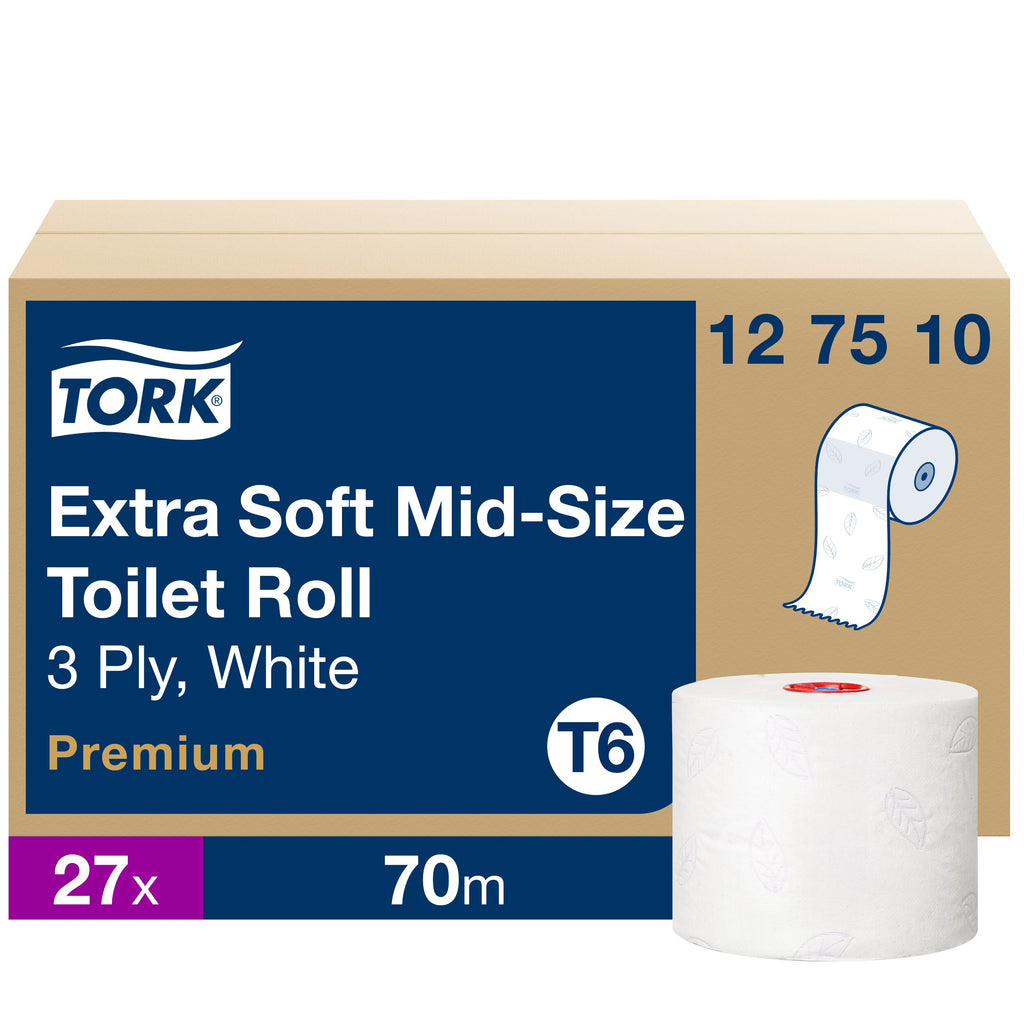 Tork Extra Soft Mid-size toalettpapír – 3 rétegű – 127510