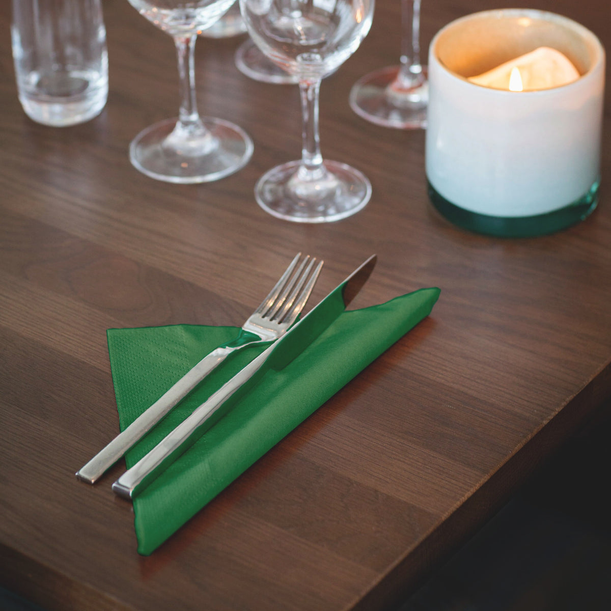 Tork sötétzöld Lunch szalvéta – 477214