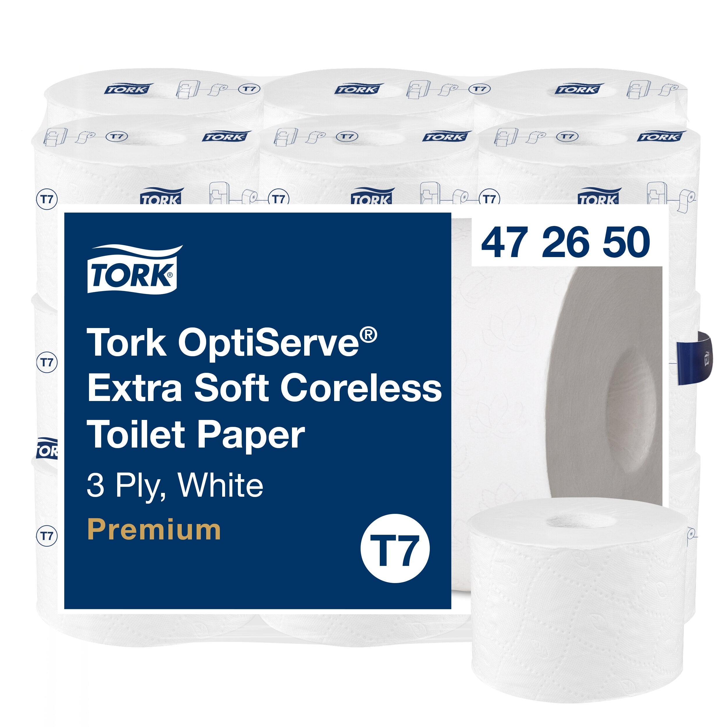Tork OptiServe® Extra Soft belsőmag nélküli toalettpapír