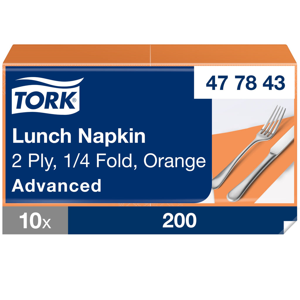 Tork narancssárga Lunch szalvéta – 477843