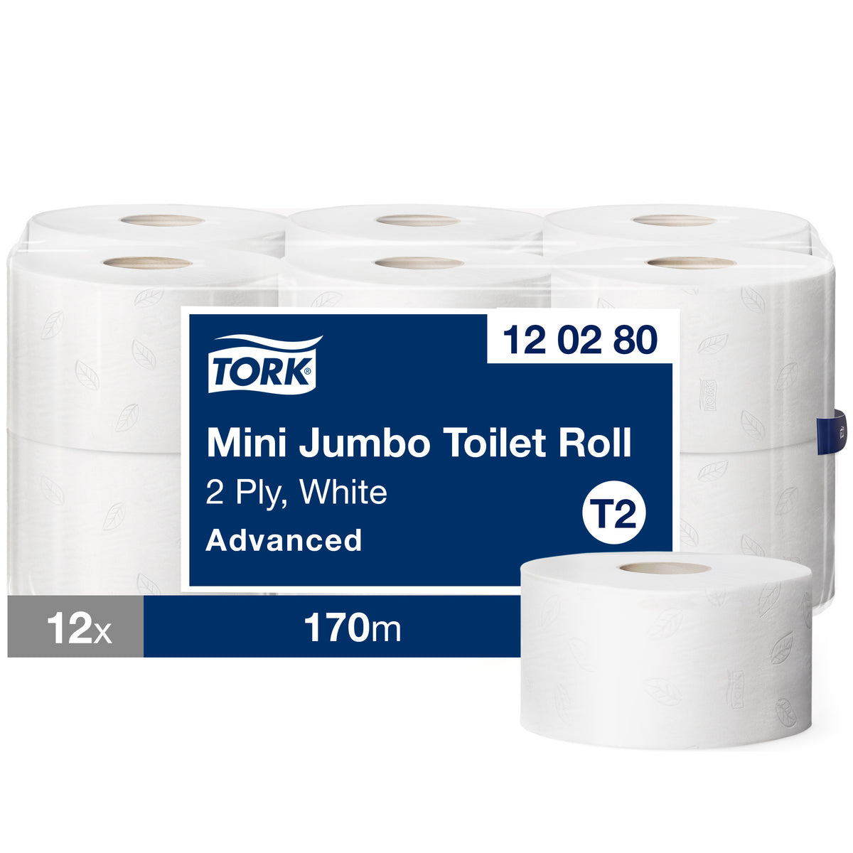Tork Mini Jumbo toalettpapír – 120280