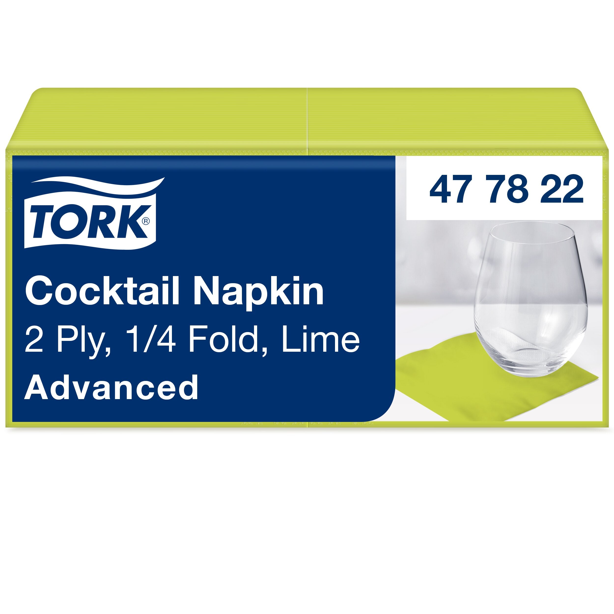 Tork Lime Cocktail szalvéta