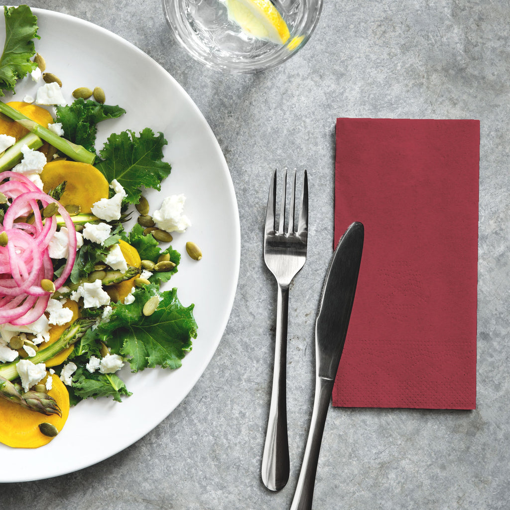 Tork bordó Lunch szalvéta, 1/8 hajtogatás – 477422