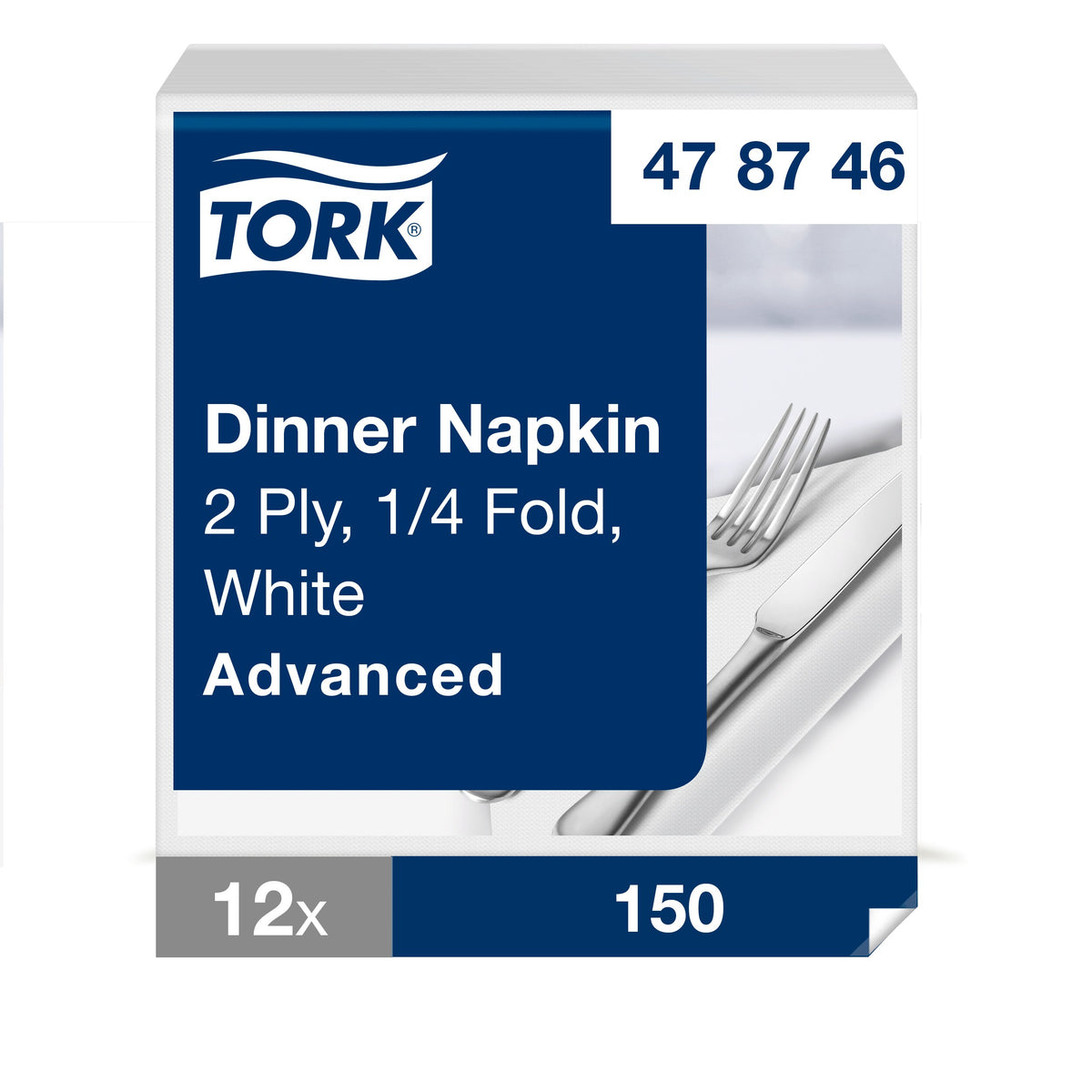 Tork fehér Dinner szalvéta – 478746
