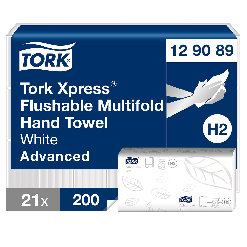 Tork Xpress® toalettbe dobható Multifold kéztörlő – 129089