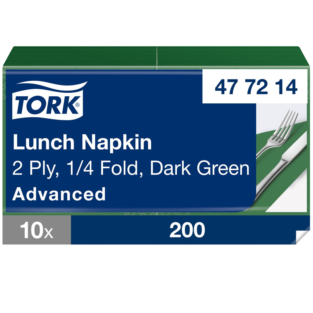 Tork sötétzöld Lunch szalvéta – 477214