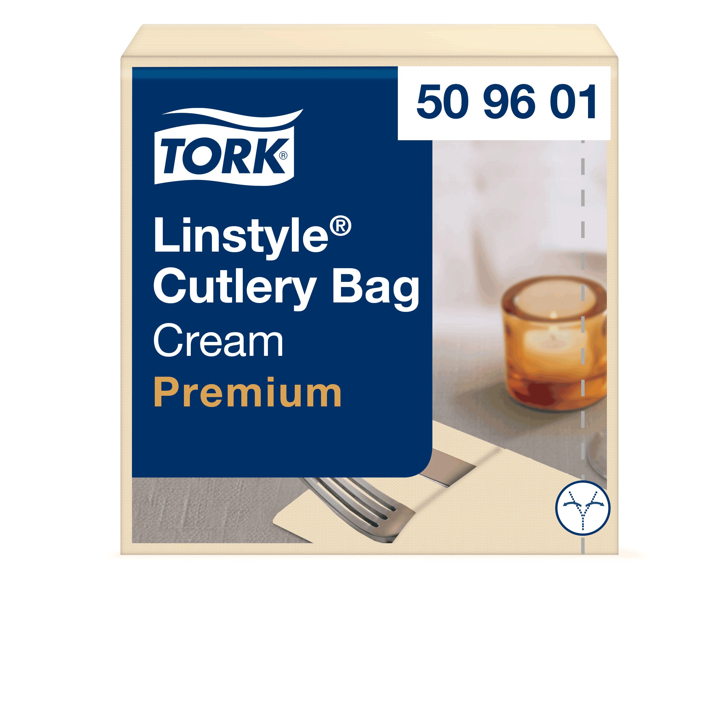 Tork LinStyle® krémszínű szervizszalvéta