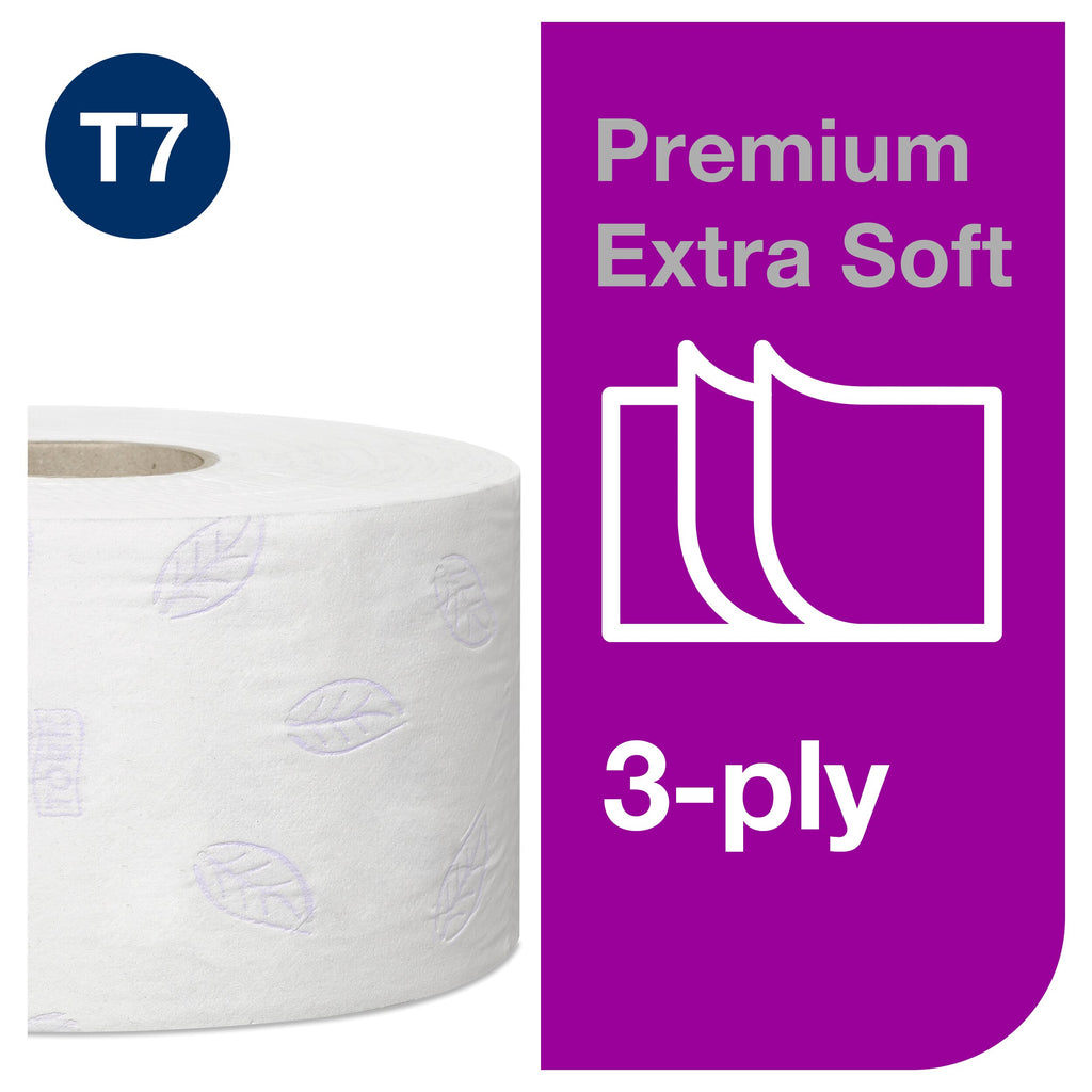 Tork Extra Soft Mini Jumbo fehér toalettpapír, 3 rétegű – 110255