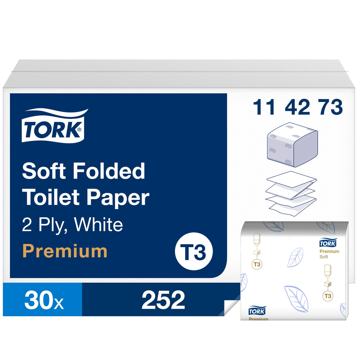Tork Soft Folded hajtogatott toalettpapír – 114273