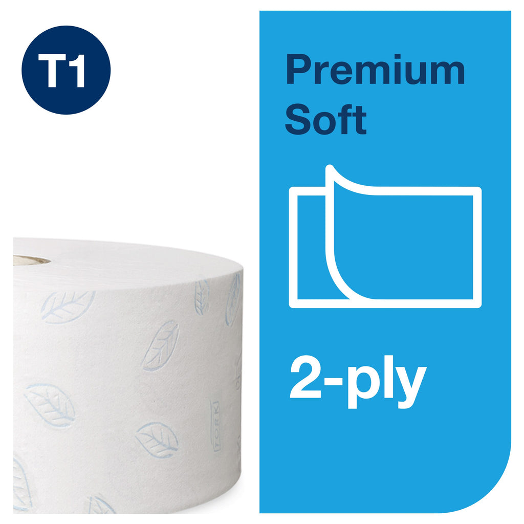 Tork Soft Jumbo toalettpapír, Premium – 110273