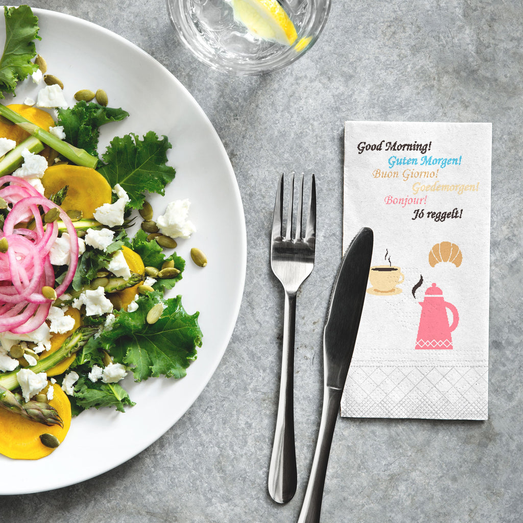 Tork Jó reggelt Lunch szalvéta, 1/8 hajtogatás – 477302