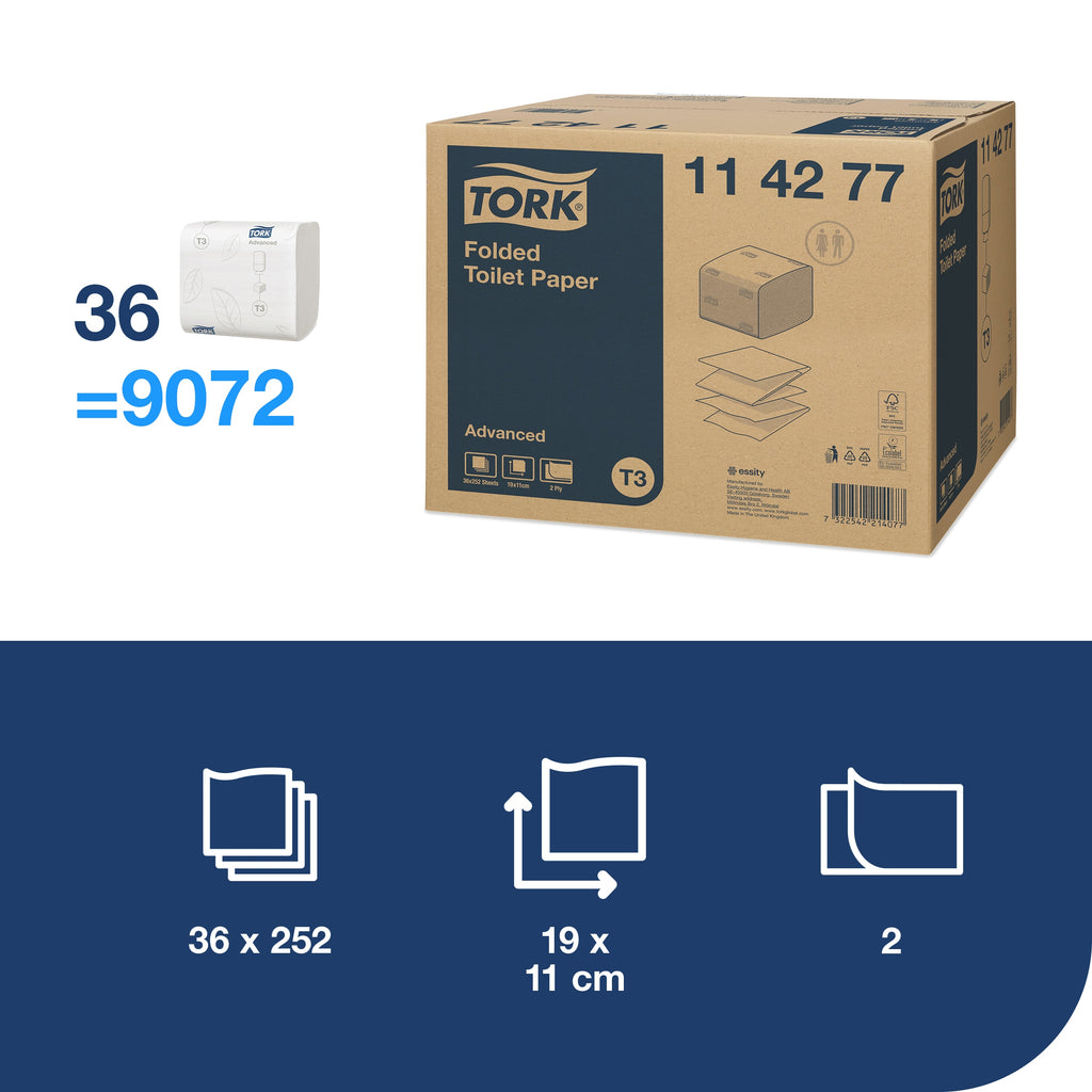 Tork Folded hajtogatott toalettpapír – 114277