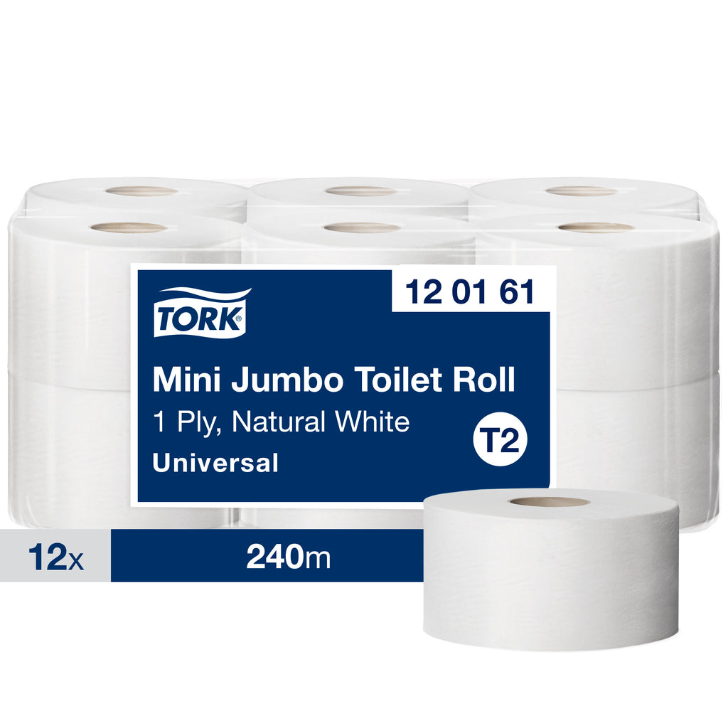 Tork Universal Mini Jumbo toalettpapír – 1 rétegű – 120161
