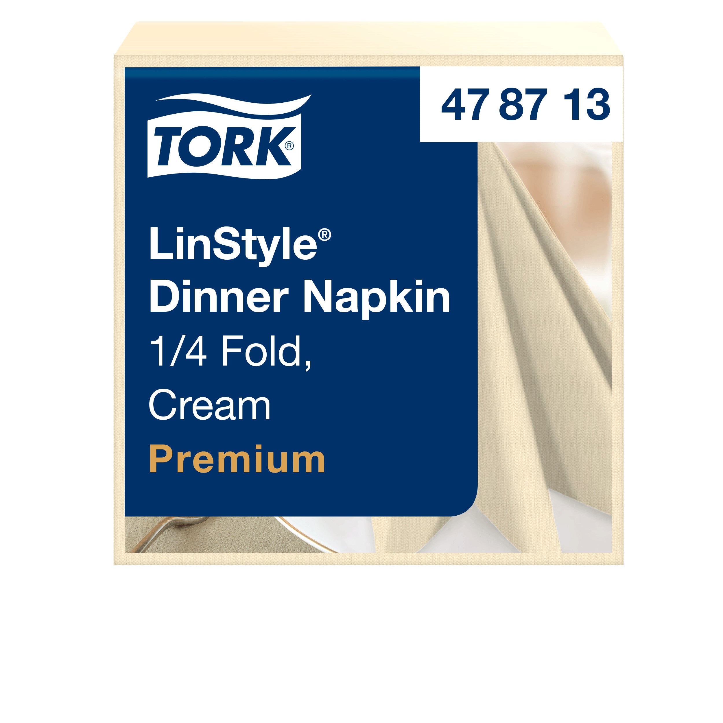 Tork LinStyle® krémszínű Dinner szalvéta
