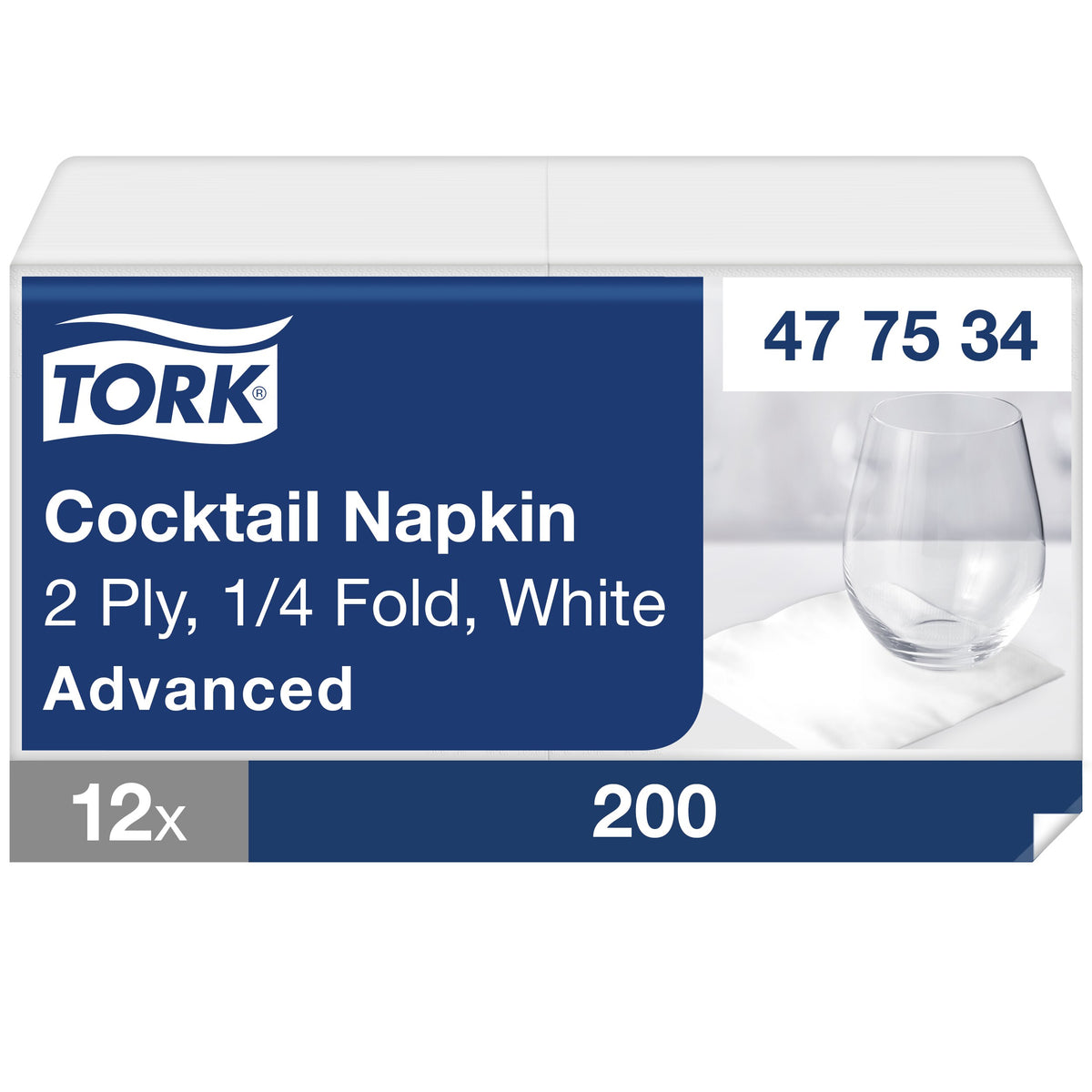 Tork fehér koktélszalvéta – 477534